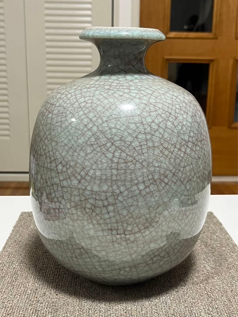 中国美術 清代哥釉 陶磁器 伝統工芸品 美術品 置物 唐物