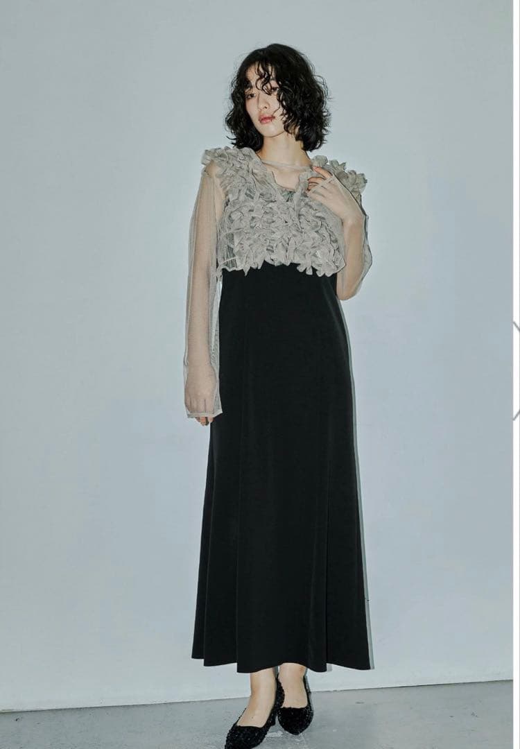 Many way Sサイズ 3点セットフリルドレス ボレロ ブラウス