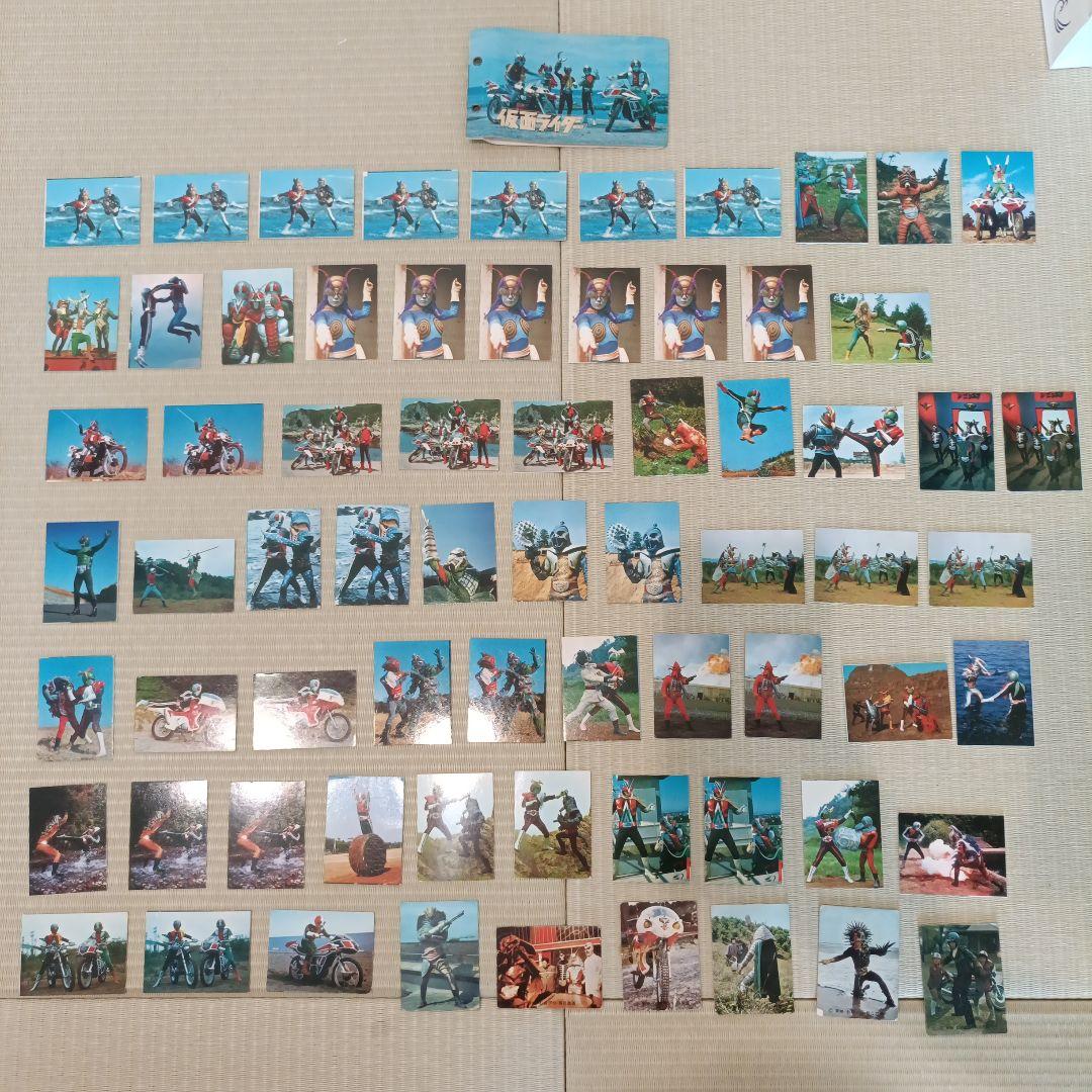 仮面ライダー 特撮トレーディングカード 約69枚とファイルセット