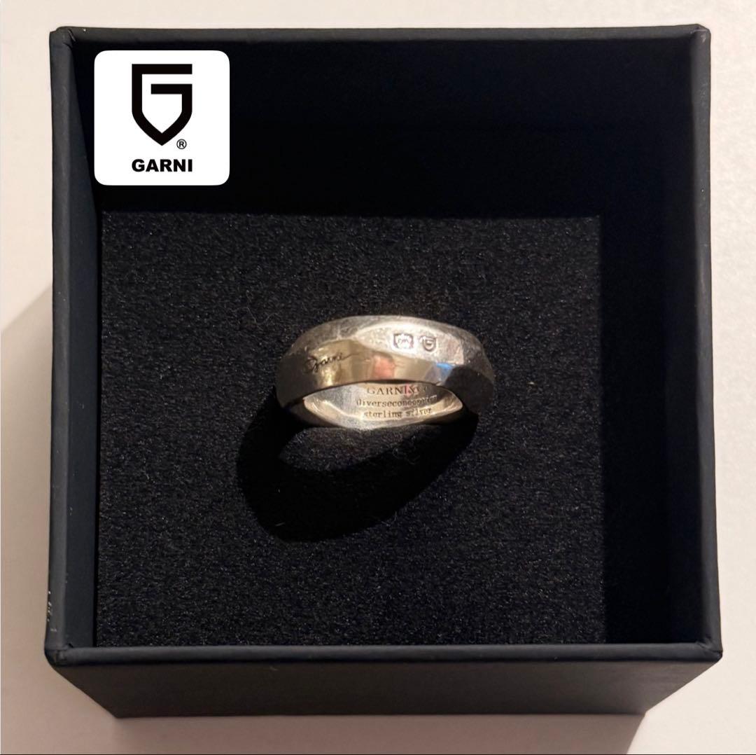 値下げ❗️GARNIシルバー/クロッケリーリングL/silver925/13号