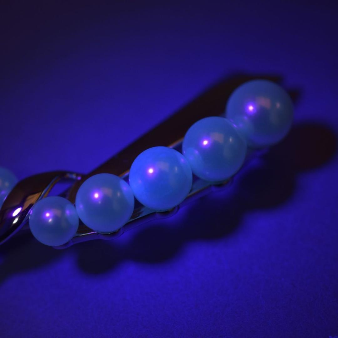 美品 ミキモト アコヤ真珠 ブローチ シルバー S刻印パール約6.4～4.5mm