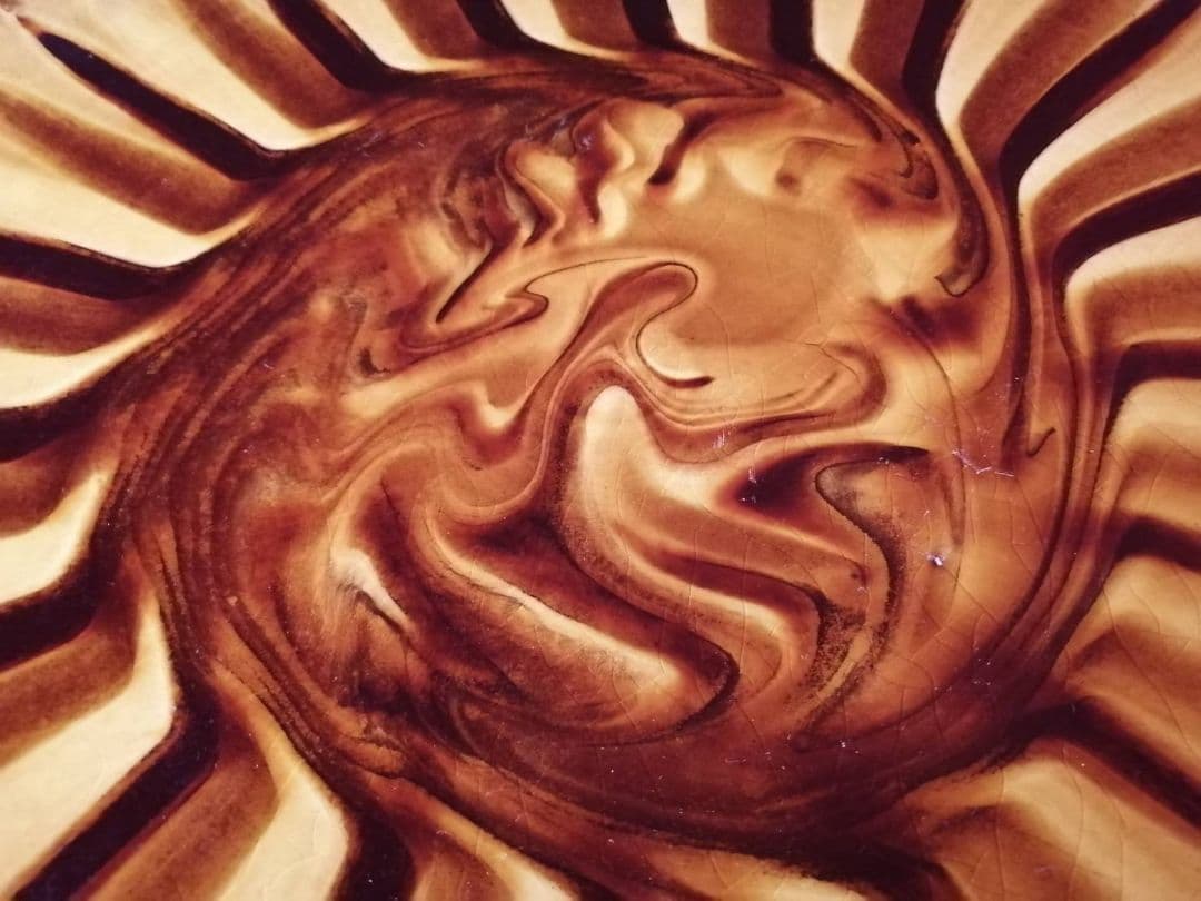 【最終価格】船木研児・作　飴釉大皿