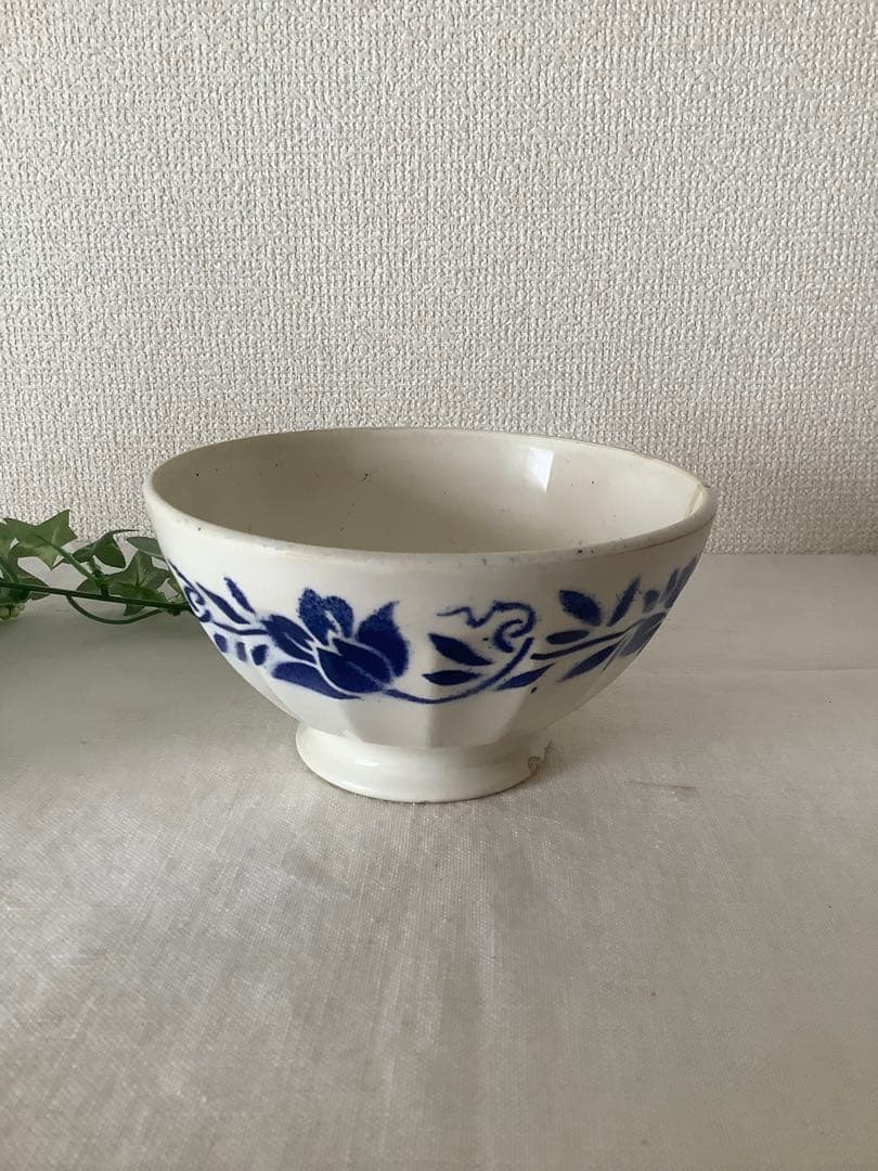 フランスアンティーク　カフェオレボウル　セット　digoin リュネヴィル