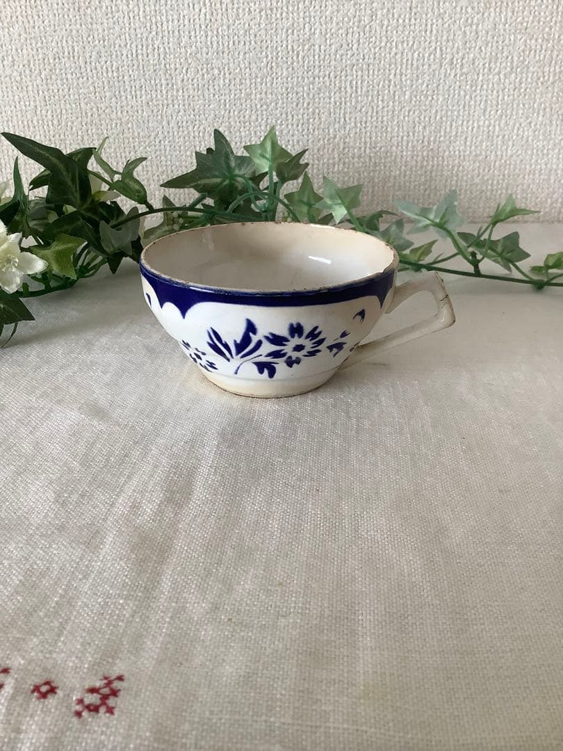 フランスアンティーク　カフェオレボウル　セット　digoin リュネヴィル