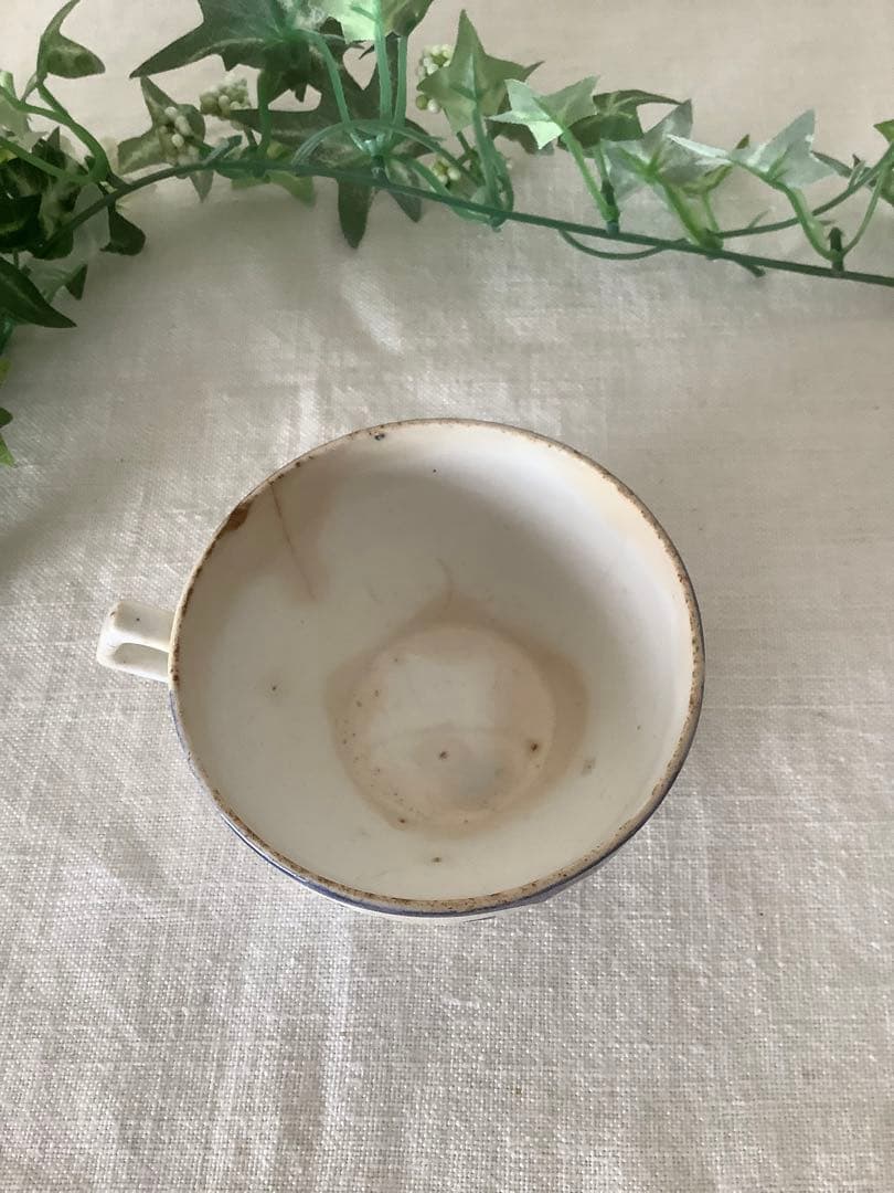 フランスアンティーク　カフェオレボウル　セット　digoin リュネヴィル