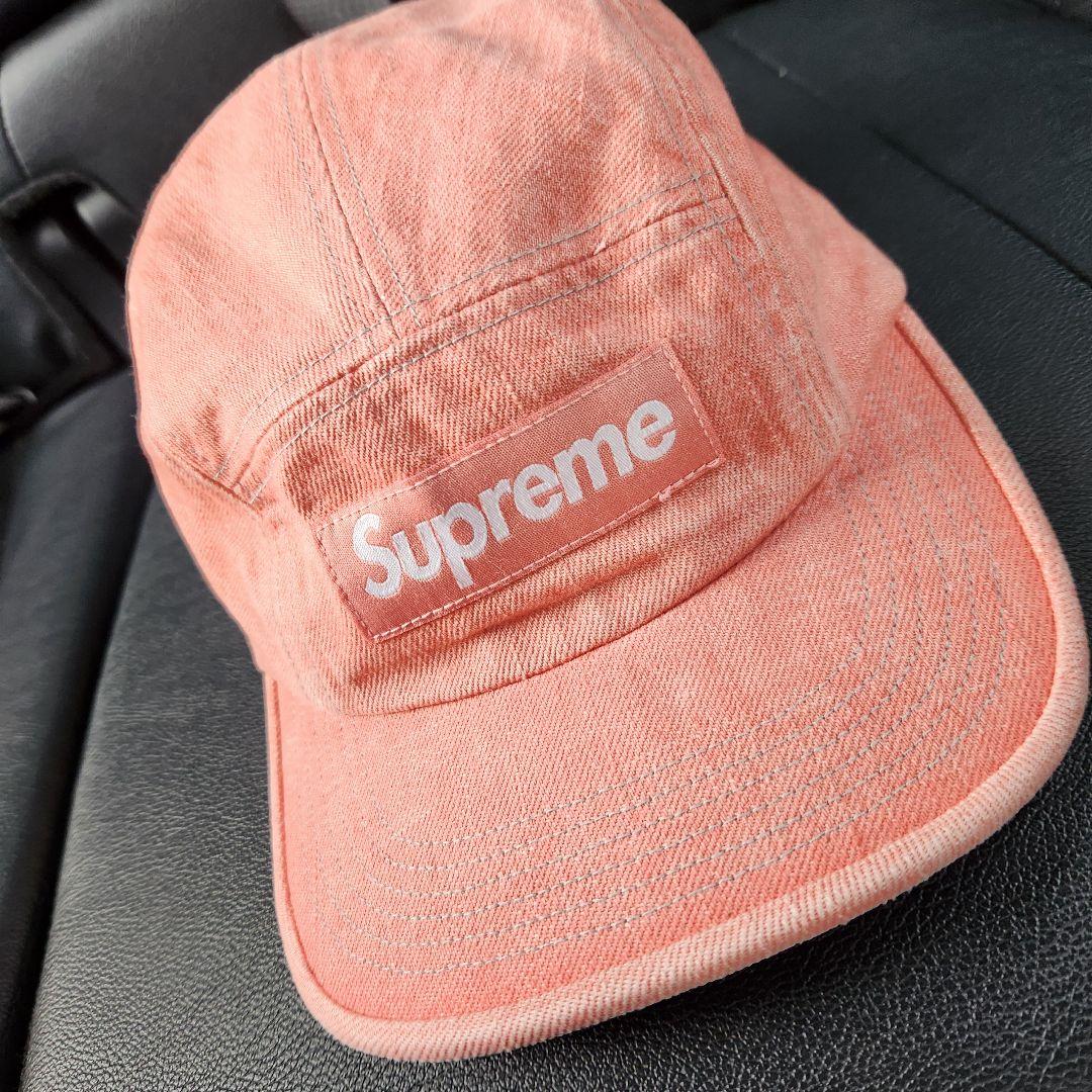 Supreme　キャップ　シュプリームキャップ　ピンク　PINK　美品