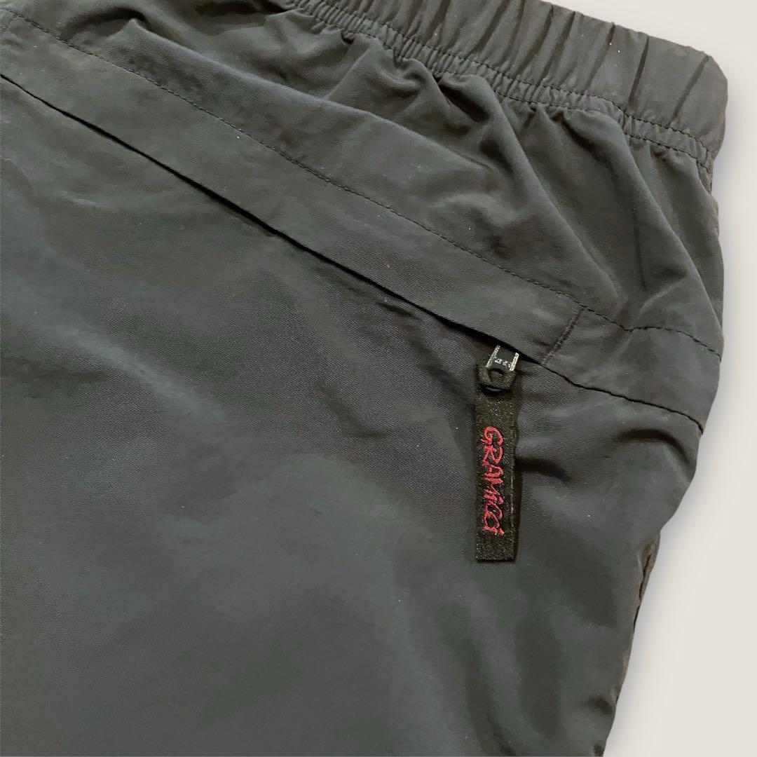 グラミチ ナイロンパッカブルトラックパンツ 2XLブラックインク クライミング