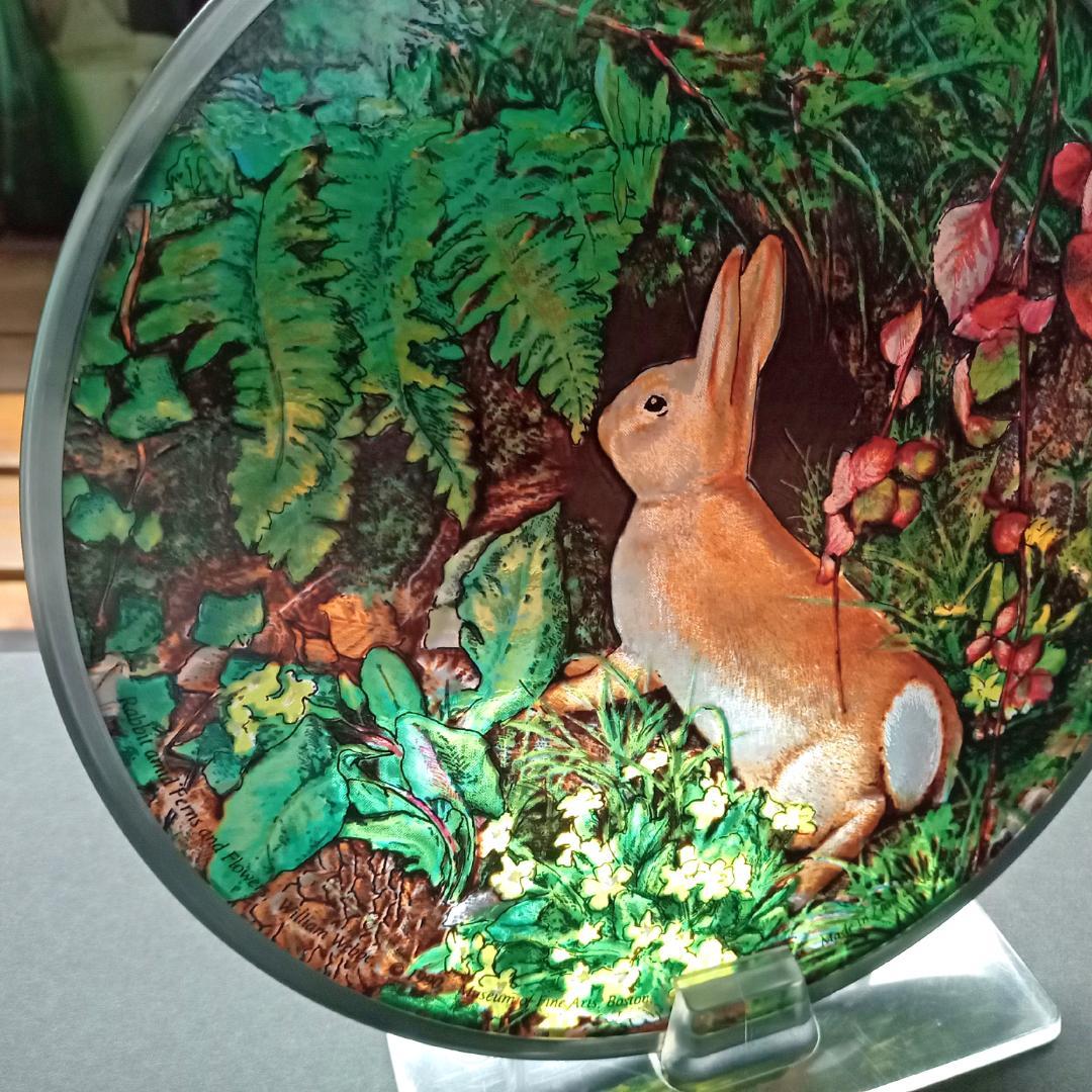 ウェッブ ステンドグラス Rabbitトロント・ステンドグラス社イースターバニー