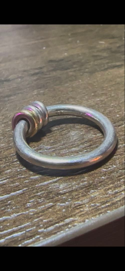 スピネリキルコリン Spinelli Kilcollin シルバーk18リング