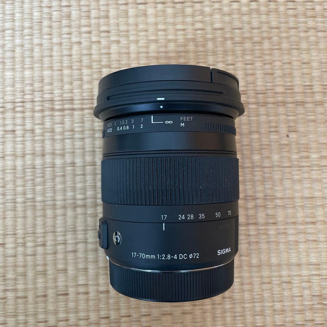 SIGMA 17-70mm 1:2.8-4 DC OS HSM レンズ　EF