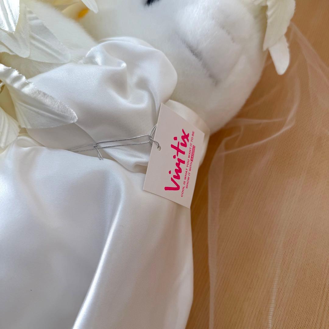 ハローキティ vivitixウェディングドレスぬいぐるみ 美品