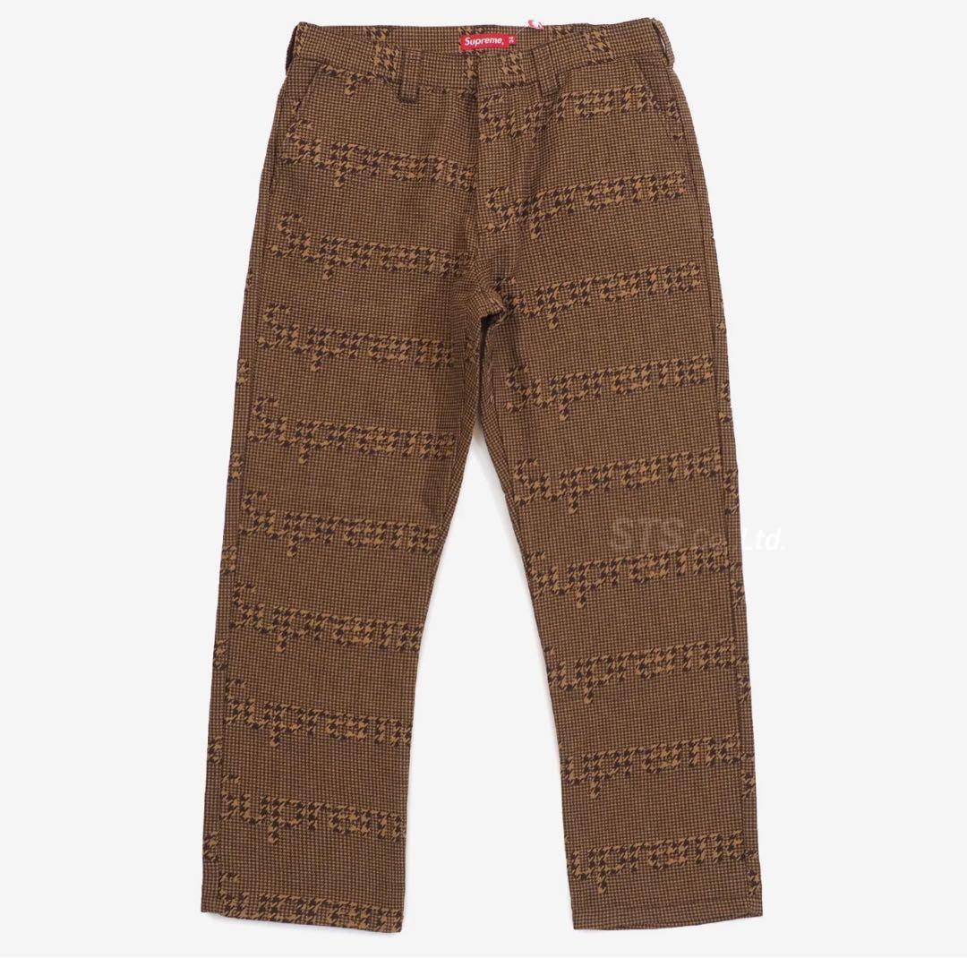 Supreme ワークパンツ　ブラウン セットアップで購入可能！！