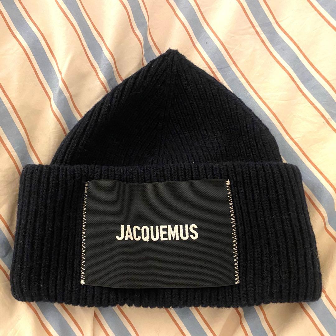 美品♡ JACQUEMUSリブビーニー ニット帽