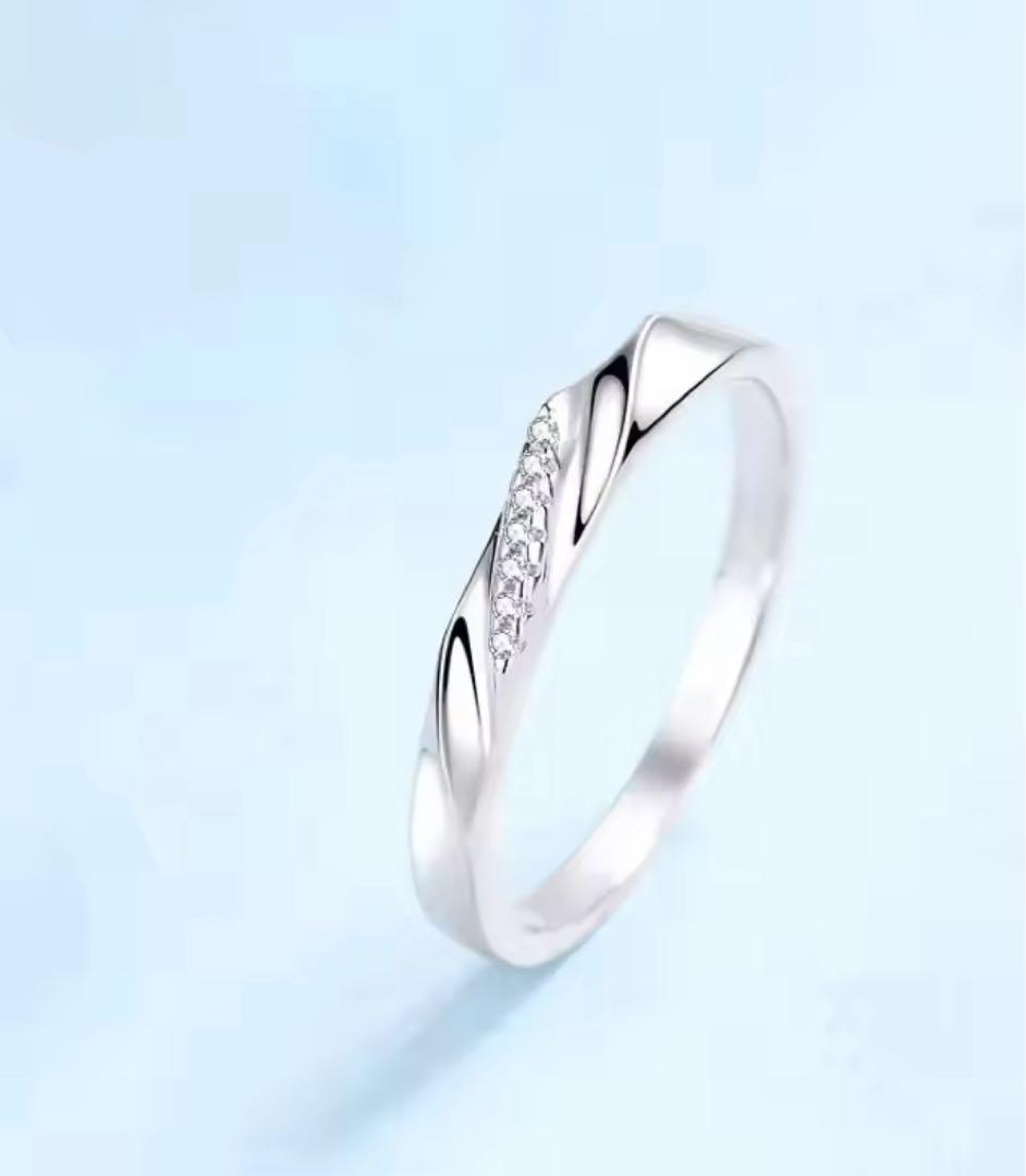 sadahelni★ オーダージュエリー　プラチナリング　ウェーブデザイン