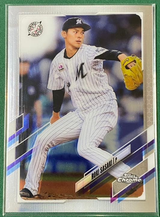 佐々木朗希 topps chrome NPB ベースカード