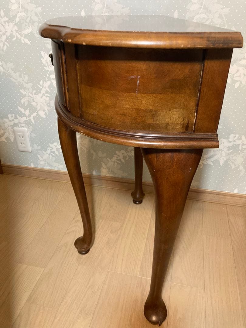 アンティーク コンソールテーブル　飾り棚　猫足　猫脚