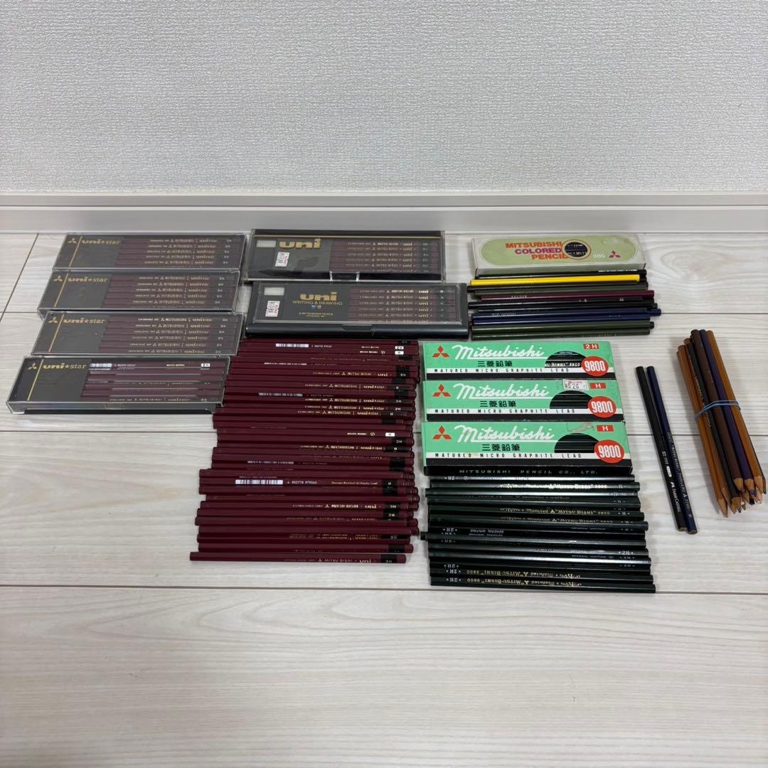 新品 三菱鉛筆 ユニ ハイユニ えんぴつ 大量