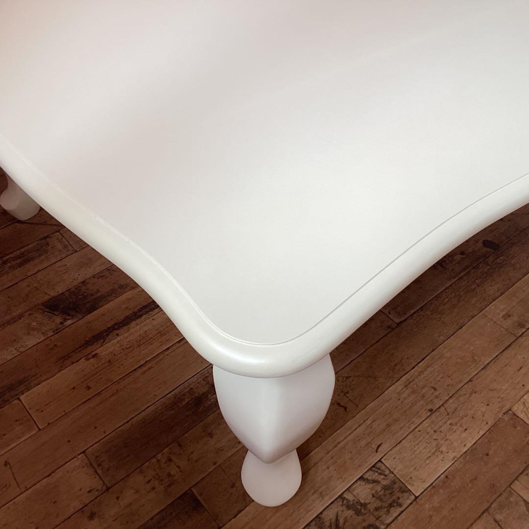 こたつ 猫脚 長方形テーブル 姫系 姫家具 アンティーク風 ねこ脚 猫足