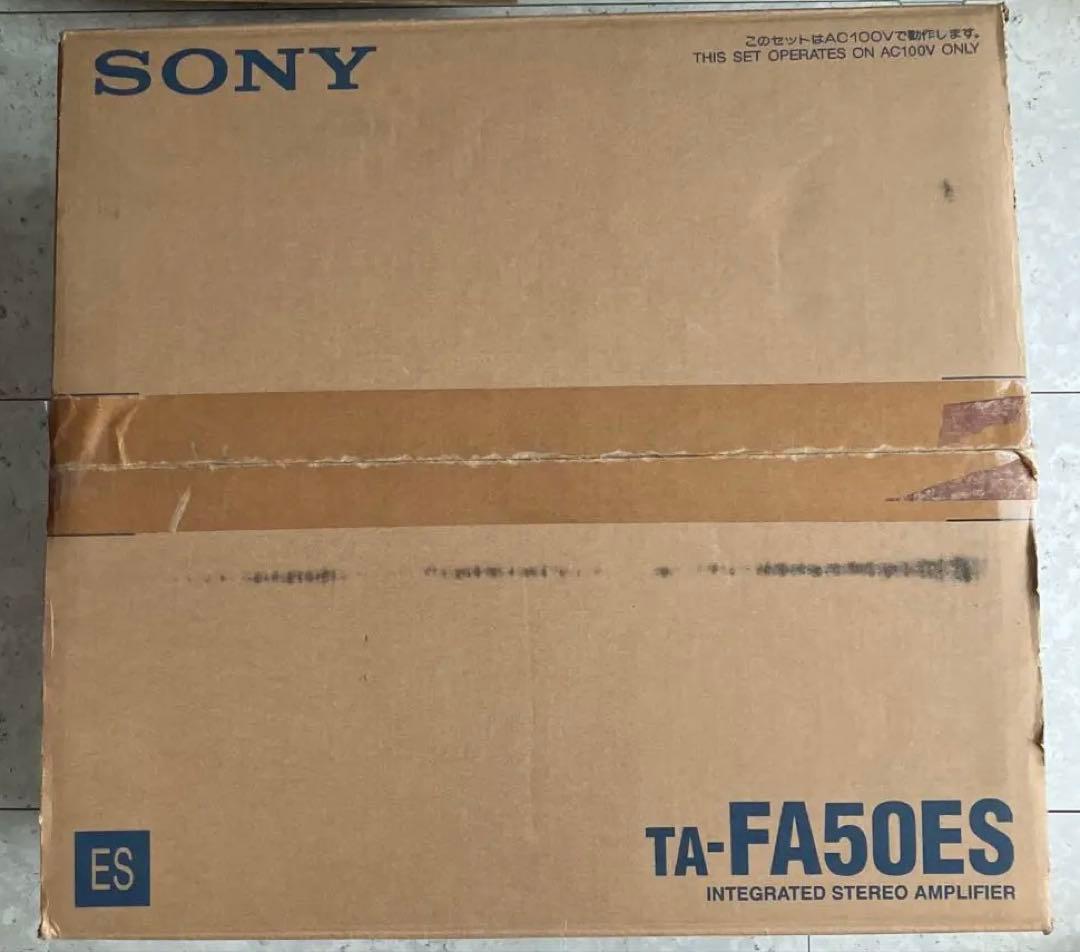 【USED】値下げ SONY FA50ES MOS アンプ　取説付 箱付き