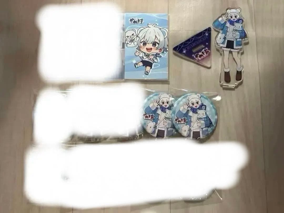 ぜんこぱす　めめ村　まとめ売り　缶バッジ　ステッカー　クリアカード