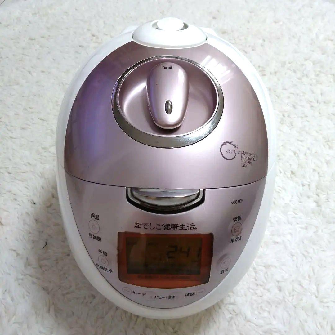 なでしこ健康生活 多機能炊飯器CRP-N0610F ピンク/ホワイト