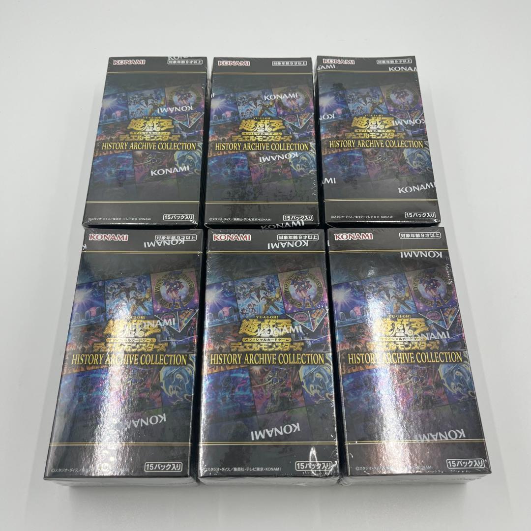 遊戯王 ヒストリーアーカイブコレクション 6BOX 新品未開封 韓国