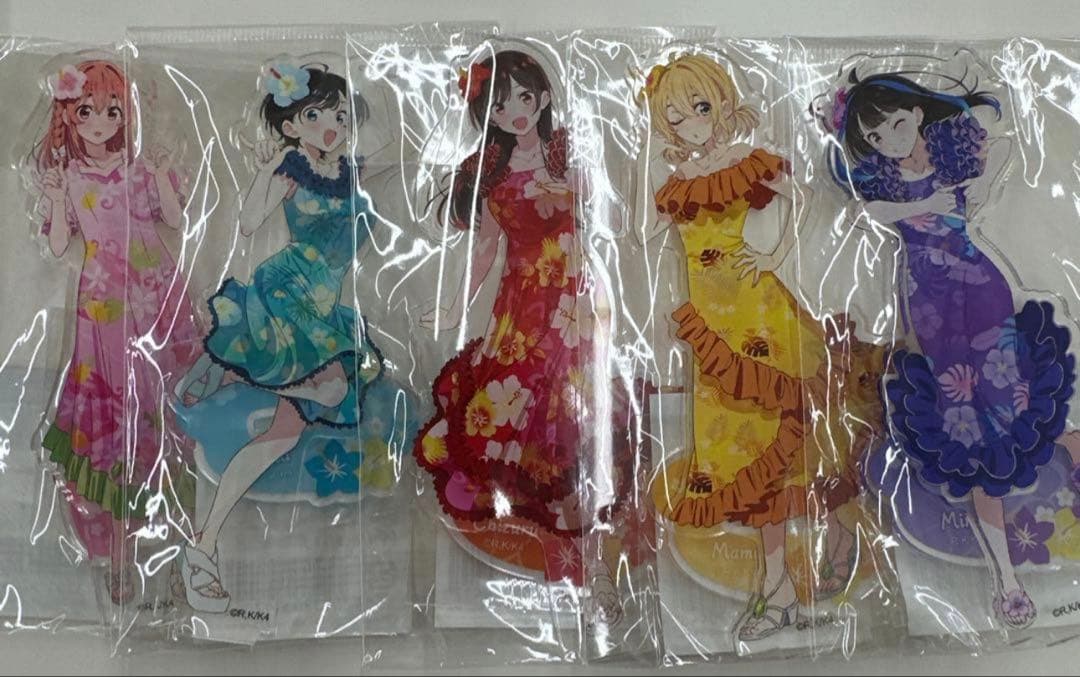 彼女、お借りします スパリゾートハワイアンズ限定アクリルスタンド コンプセット