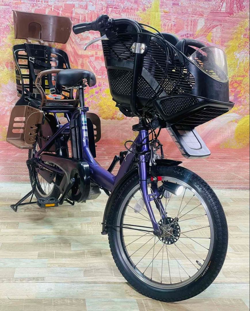 K3064 電動自転車ヤマハ パスキス 子供乗せ 20インチ 送料無料