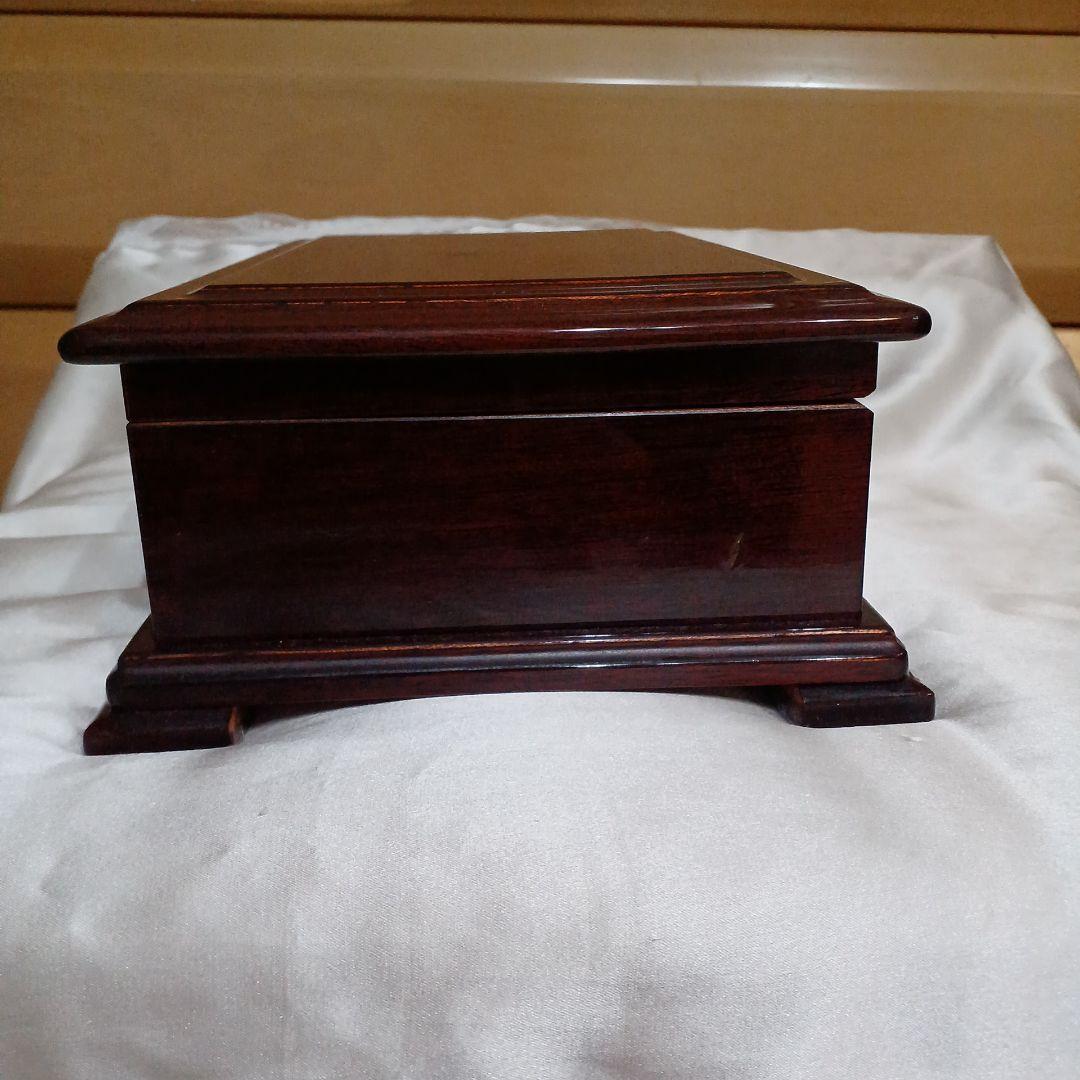 ダークウッド オルゴール オートストップ・プレイ機能付き