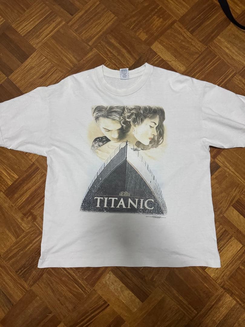 M*o様 TITANIC ヴィンテージ Tシャツ XL ホワイト