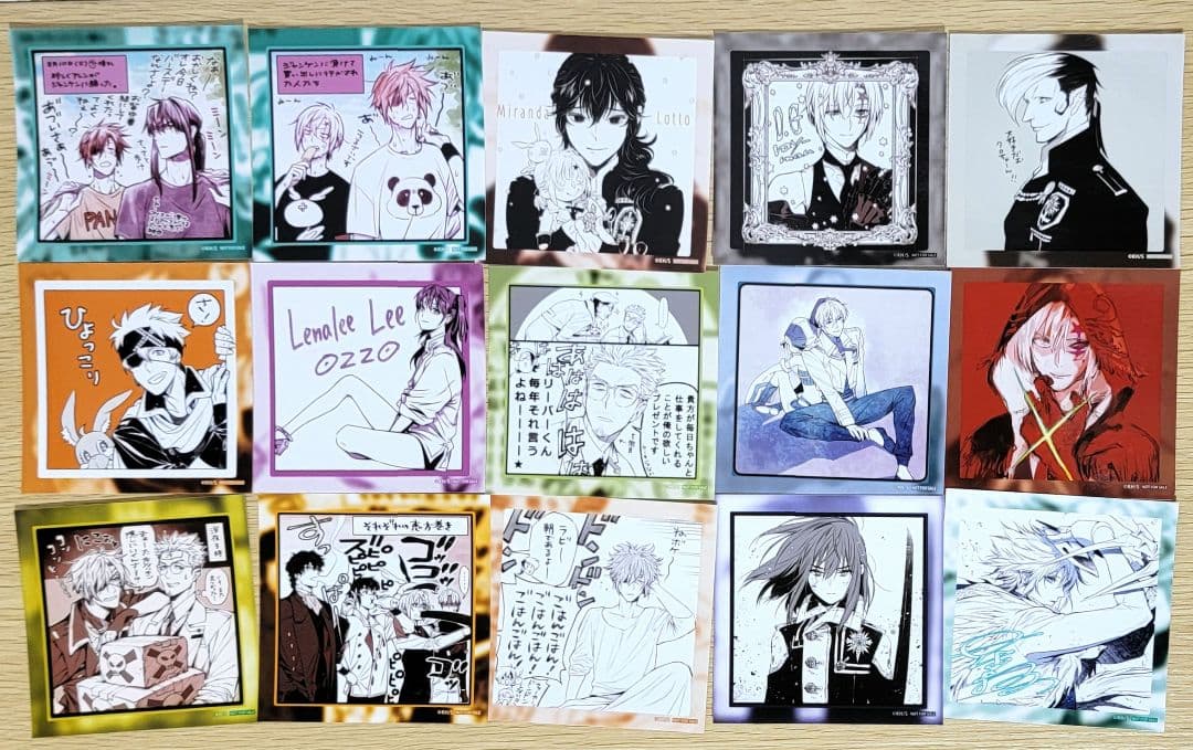 ①D.Gray-man　抽選会　C賞　ましかくブロマイド　15種