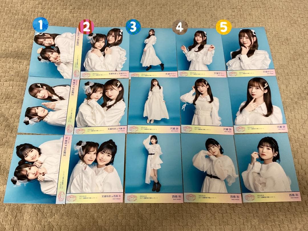 ナナニジ　22/7　宮瀬玲奈卒コン衣装　ブロマイド　バラ売り