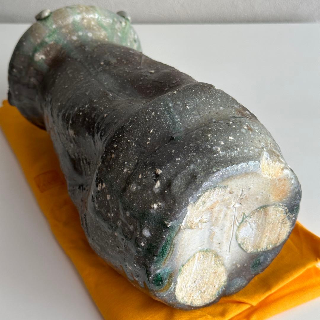 古谷道生 伊賀 花器 伊賀花入 「宙のグラス」共箱