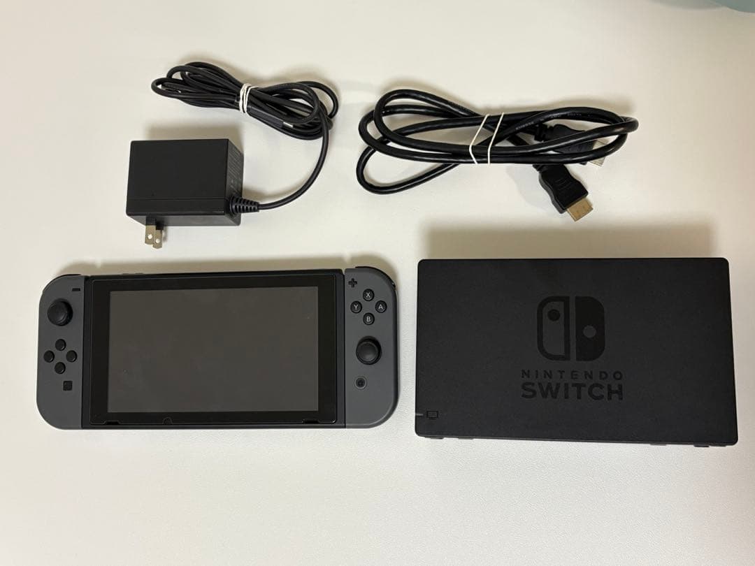 Nintendo Switch 本体 周辺機器 グレー SDカード付き