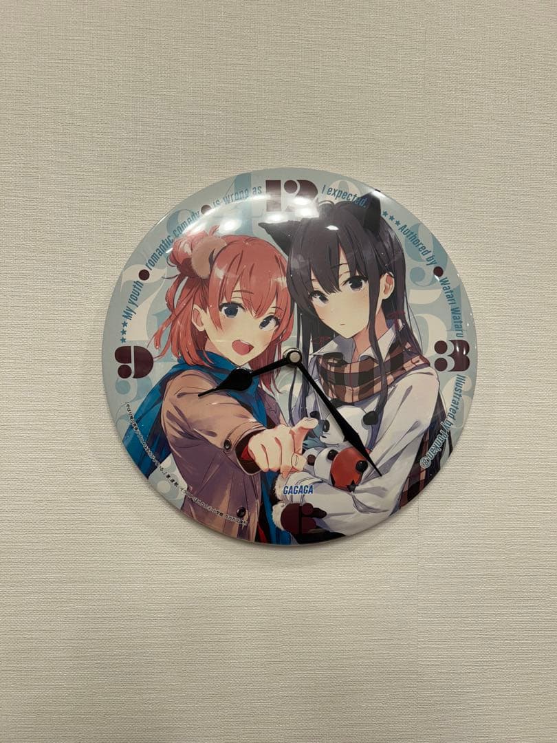 やはり俺の青春ラブコメはまちがっている。 壁掛け時計 俺ガイル 雪ノ下雪乃