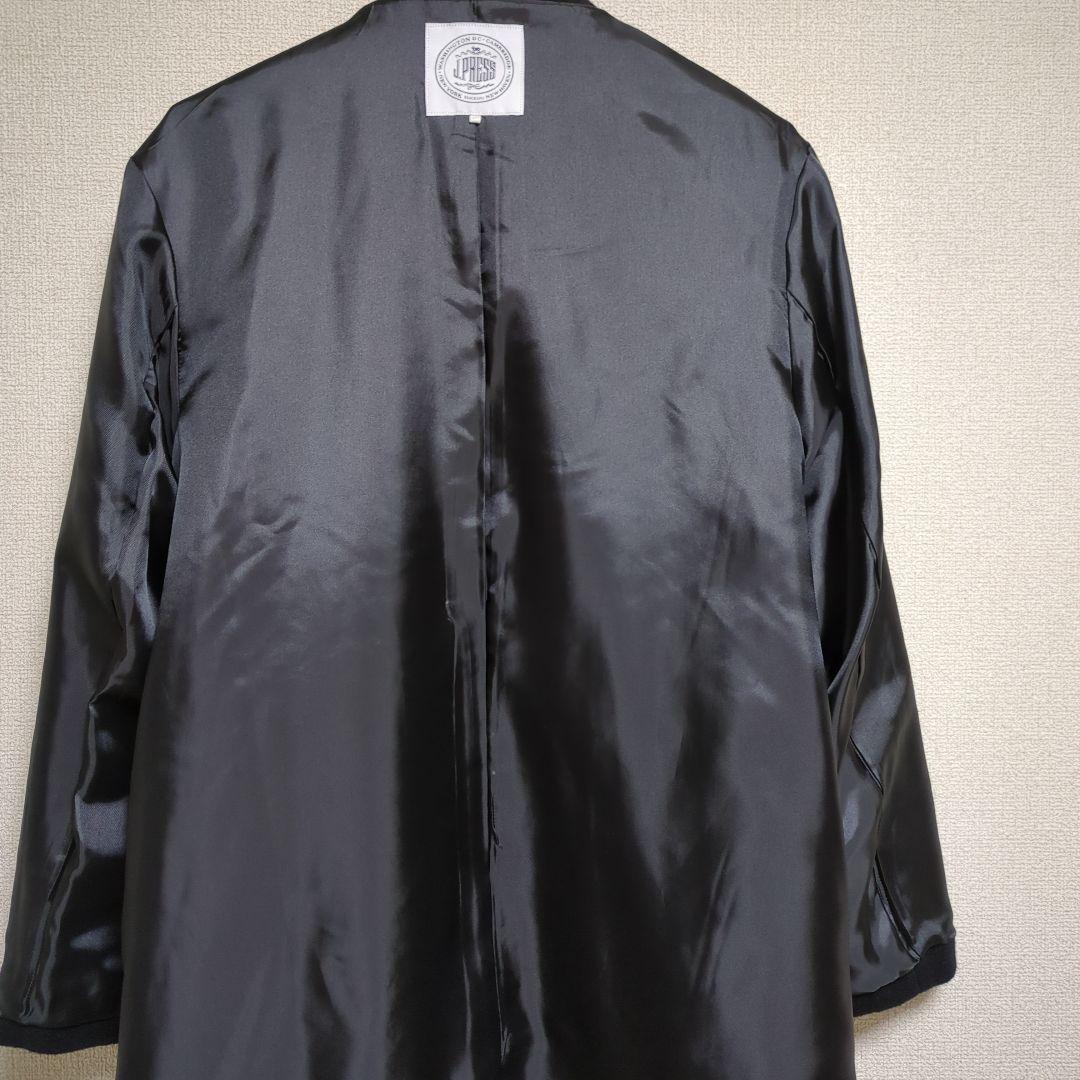 美品　オンワード　jプレス　チェスターコート　黒　クリーニング済　上品