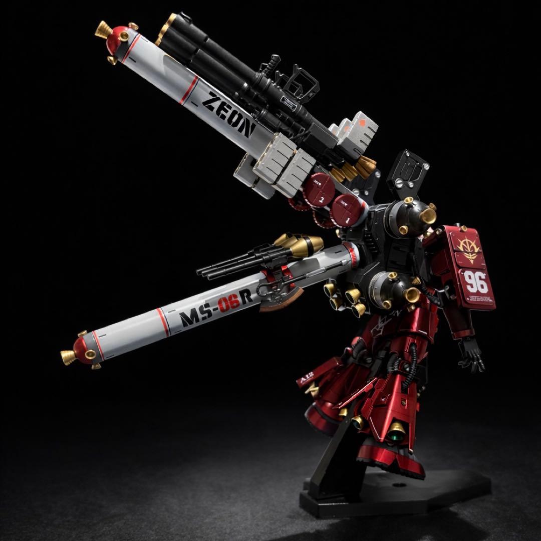 サンダーボルト　シャア専用　ザク Ⅱ 全塗装　製作中