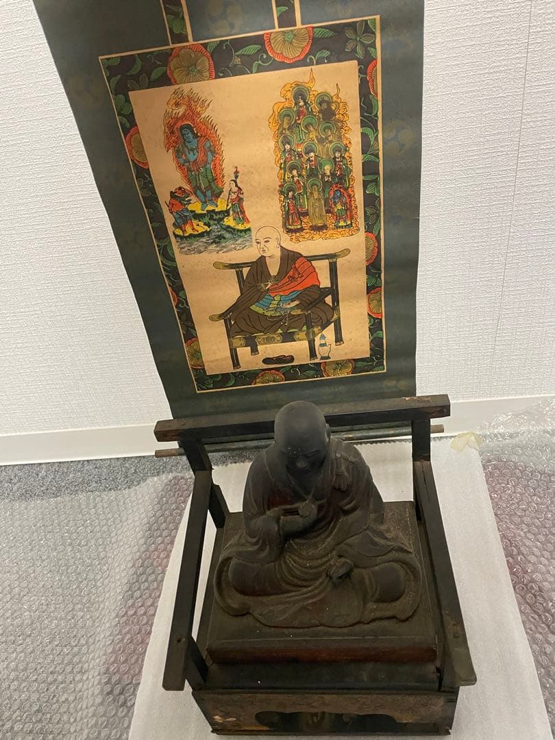 弘法大師古唐木仏像