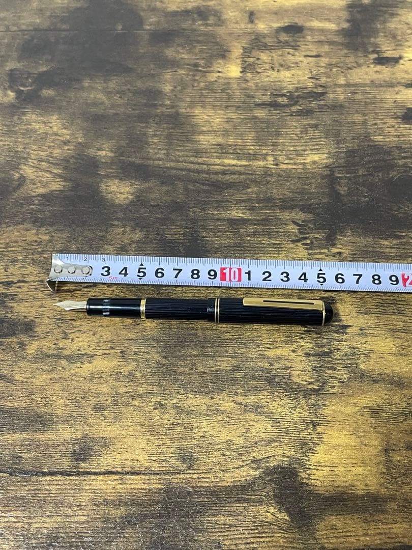 初代　ジャスタス　14金　ゴールド　万年筆　細字　パイロット　嵌合式