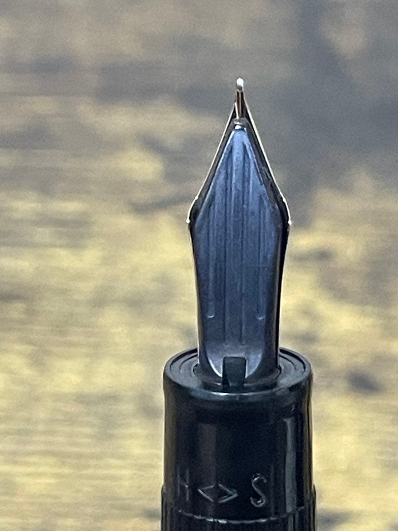 初代　ジャスタス　14金　ゴールド　万年筆　細字　パイロット　嵌合式