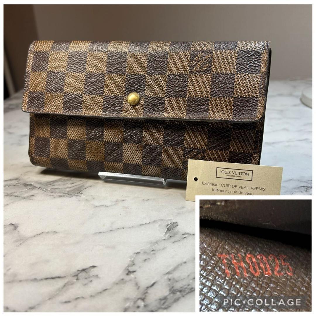 LV 三つ折り財布 インターナショナル ダミエ TH0025 6514