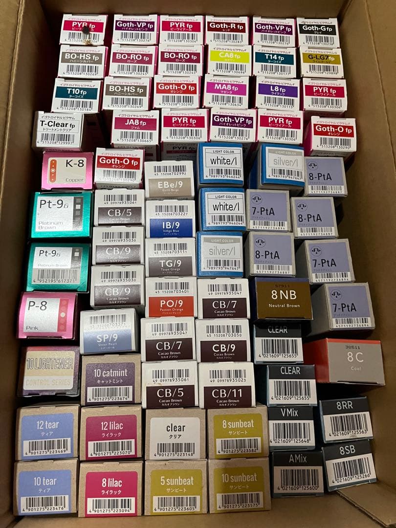 カラー剤　118本　まとめ売り　おまけ6本付き