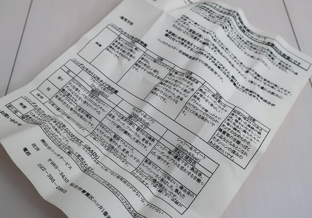 (新品) ニッカシングルカスクモルトウイスキー 仙台宮城峡蒸留所 10年