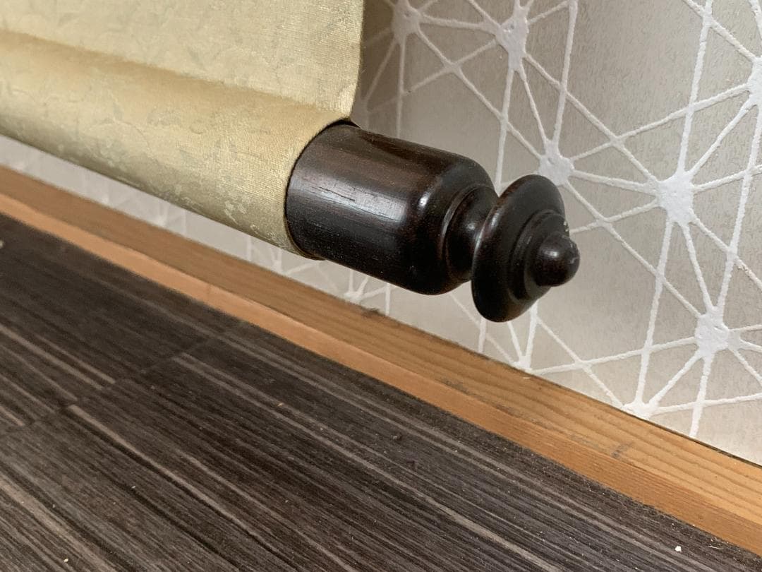 椿椿山 舞鶴旭日香海桃秀 絹本 肉筆 掛軸 南画家 渡辺崋山師事 7548