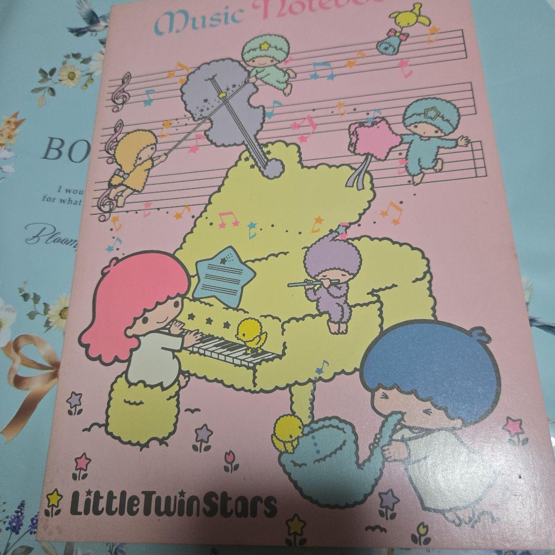 キキララ　1976年　当時もの　五線譜　ミュージック　ノートブック　妖精