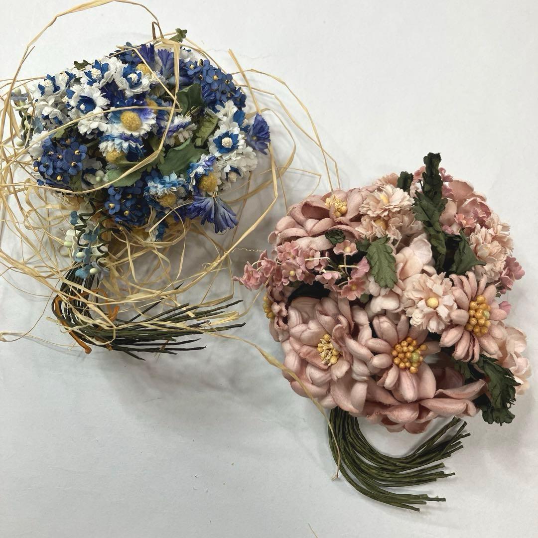 カネコイサオ ブルー コサージュ/ピンクハウス ピンク コサージュ2個set