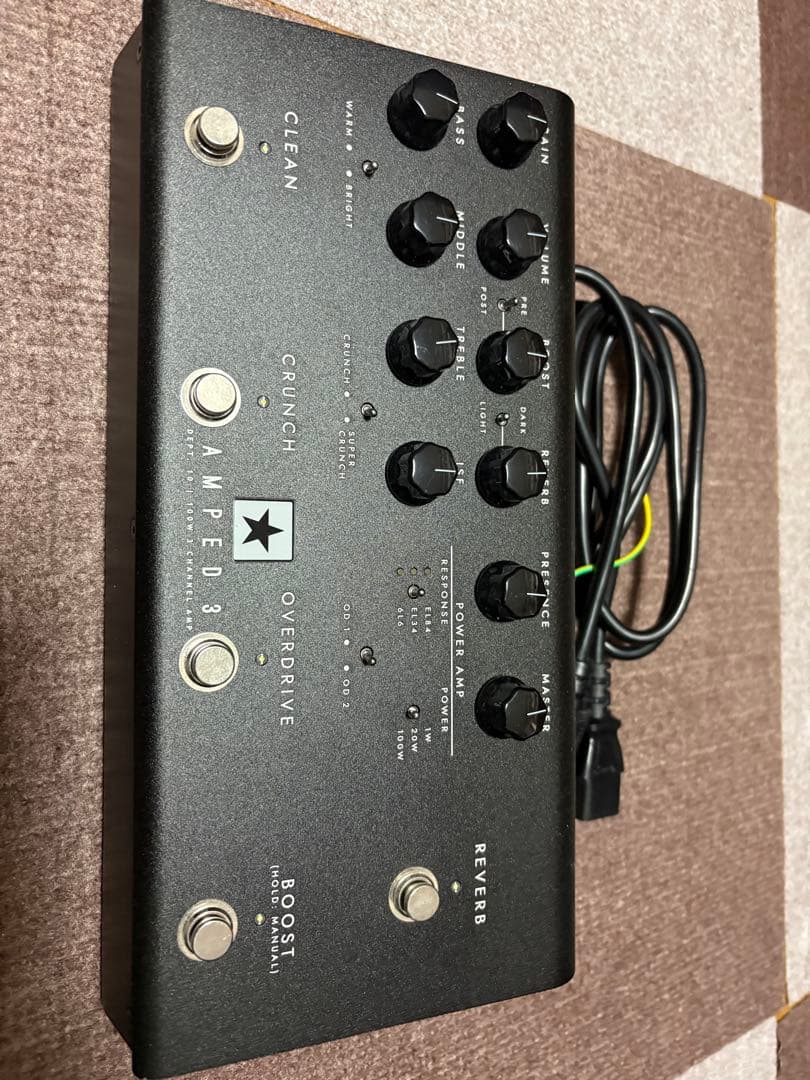最終値下げ！Blackstar AMPED 3 ギターペダル型アンプー100W