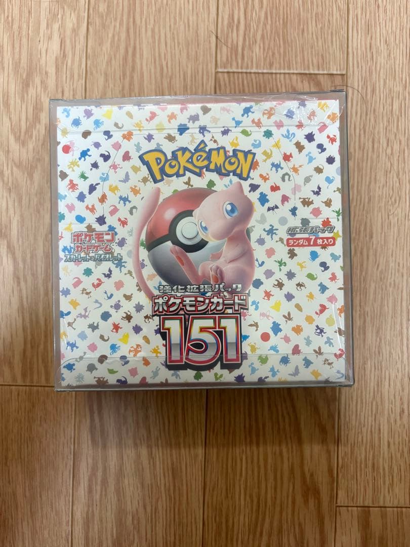 ポケモンカード151ボックス　シュリンク付き新品未開封