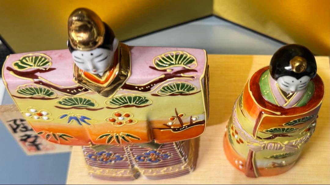 九谷　雛人形 立雛　おひなさま