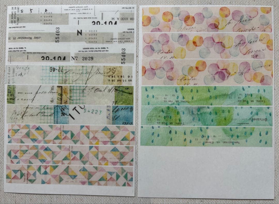 ヨハク　マステ281種各約50cm クリアマステ27種各6片　お裾分け切り売り